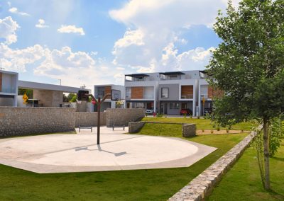 Cancha de basquetbol, Acento Residencial